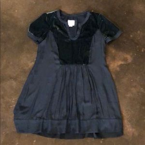 Anthropologie Dress with Velvet Top